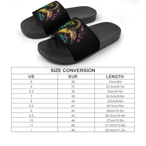 Mermaids Tail House Sandals Non-Slip Bathroom Slippers Beach Summer Shoes for Men Women2