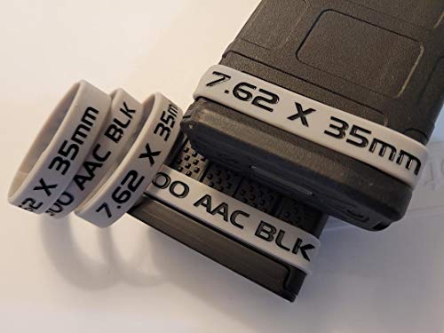 (Aj) 300 Aac Blk 7.62X35Mm Magazine Marking Bands, Grey With Black Ink #TOP1