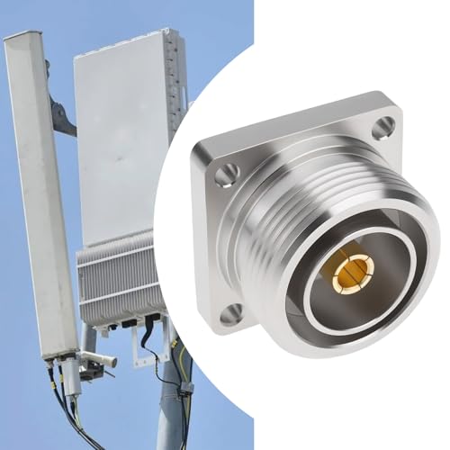 Conector Coaxial OTOTEC 7/16 DIN Panel 4 Agujeros Hembra miniatura 2