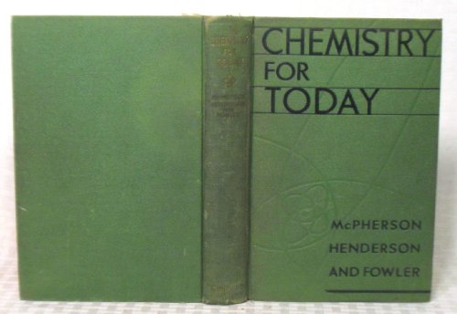 Chemistry for Today, a Textbook for Secondary S... B001RVAT7K Book Cover