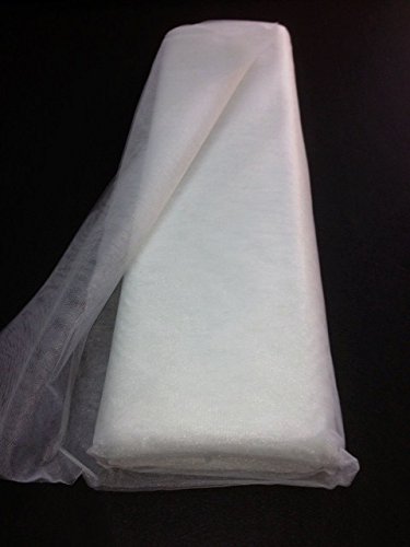 Générique Tulle souple mariage GRIS CLAIR PERLE ARGENT grande largeur 300 cm au metre deco robe tutu