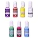 Nurila Epoxidharz Farbe Set, 7 Farben Farbpigmente für Gießpulver für Anfänger und Profis, DIY Epoxidharz Set, Epoxidharz Farben für Malen, Untersetzer, DIY Handwerk, Acrylmalerei, je 10ml