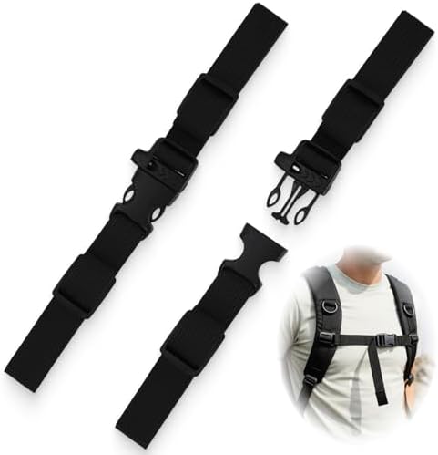 2 Pièces Sangle de Poitrine Réglable pour Sac à Dos, Bretelles en...