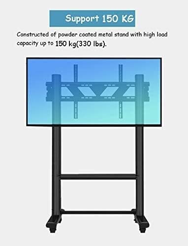 Soporte móvil para TV 55-90 pulg de pantalla plana miniatura 3