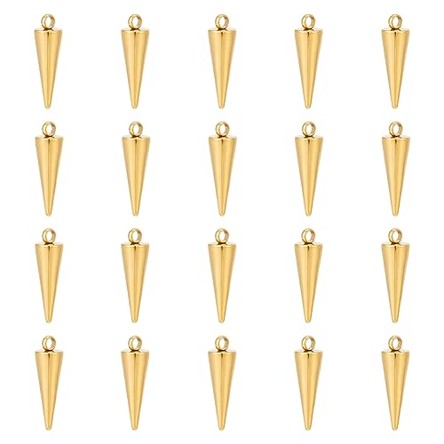 Breloques pointes en acier inoxydable pour créer vos boucles d'oreilles look festival