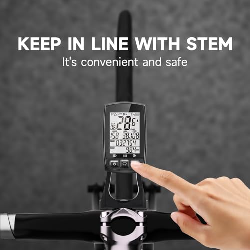 Image of Bike Computer Mount for Garmin - Out Front Bike Mount Holder Compatible with Garmin Edge Wahoo Elemnt Bryton Rider Stages Dash Hammerhead Karoo, for GoPro Action Camera and Bike Light Attachment