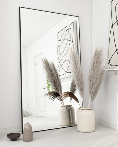 Koonmi 71"x30" Floor Mirror Full Length, Bedroom Floor Body Mirro...