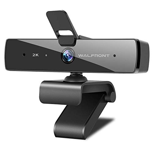 2K Webcam with Microphone & Privacy Cover, Walfront QHD Web Camera for Computer Desktop Laptop 5