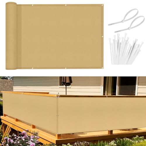 95% di protezione UV e resistenza al vento: il nostro schermo per la privacy del balcone blocca efficacemente i dannosi raggi UV ed è allo stesso tempo resistente al vento. Così potrete rilassarvi e godervi il sole sentendovi protetti dal vento.