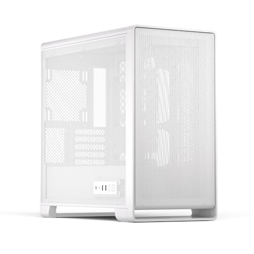 Image of GOLDEN FIELD WindChaser Computer Case Micro ATX Mid Tower Chassis - Fully Mesh Panel with Tool-Free Design, 360mm Radiator | 180mm CPU Cooler | 410mm GPU | USB3.0 | Type-C, Gaming PC Case -White