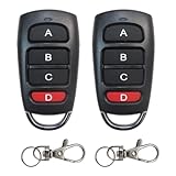 433Mhz Wireless Clone Remote Control Switch, 2X Extender Kit Universal Duplicator,Copy Cloning Universal Key Fob Remote Control for Electric Garage Gate Door Control Opener Replacement