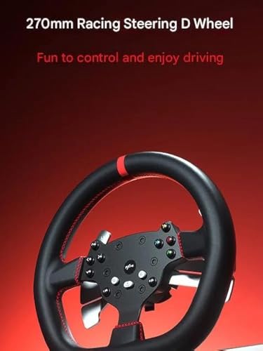 Image of PXN V10 Pro Direct Drive Racing Wheel with 3 Pedals | 270-900 Rotation | Magnetic Hall Sensors | Compatible with PC, PS4, Xbox Series X /S