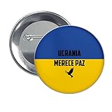 besuchen Sie uns. BUTTON ABZEICHEN DIE UKRAINE VERDIENET FRIEDEN UKRAINE-FLAGGENSÄTZE DES KRIEGES