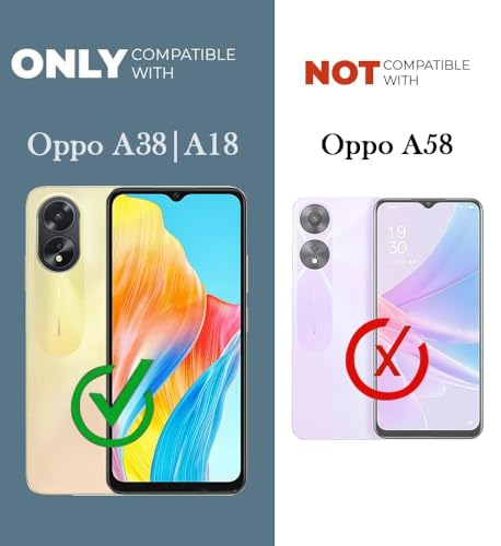Image of Bintage Dual-Leather 2in1 Phone Case| Soft Touch Finish | Full Camera Protectection Back Cover Compatible for Oppo CPH2591 /Oppo A18 4G - White & Choco Brown