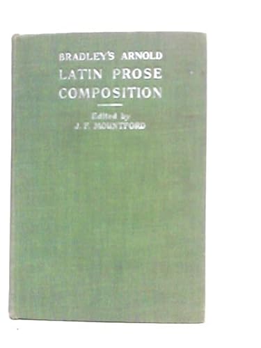 Latin Prose Composition - Bradley's Arnold B003ANV7OM Book Cover