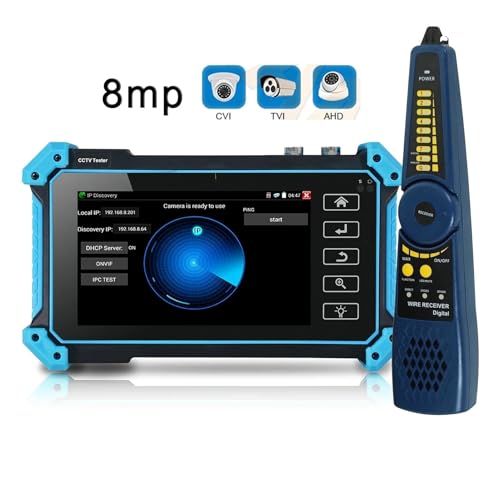 CCTV Tester IPC5200 Full HD con soporte para cámaras analógicas e IP 4