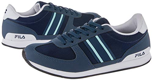 Tênis Fila F-Retro Sport 2.0 V2, Feminino, Marinho/Azul Claro/Branco, 33