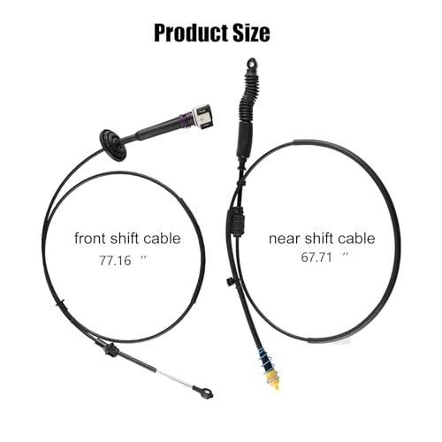 Wmphe WMPHE-BELX11 Gear Shift Cable Replacement For 12477640, Automatic Transmission Shift Control Cable Compatible thumb #6