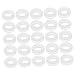 Didiseaon 100pcs Handmade Earrings Silicone Earrings Ear Clips Mats DIY Ear Clip Findings Earring Hooks Ear Clip Accessories Transparent Ear Pad Ear Clip for Pain Reducing Non-Slip Back Pad