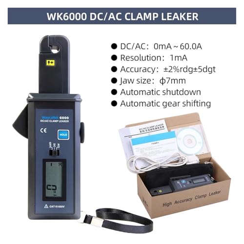 WK6000 WK6000B True RMS AC DC Digital Clamp Meter NCV Detection miniatura 2