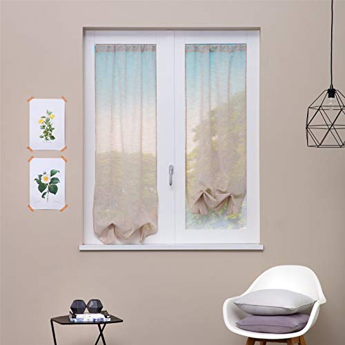 Tende A Vetro Larghezza 40 Cm tende di lino a vetro 2018 - Le migliori offerte web