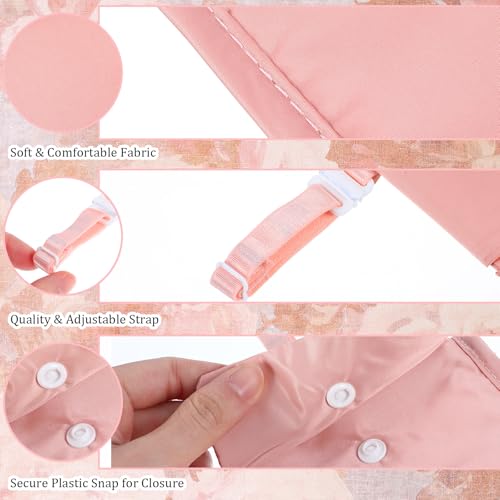 Image of Travel Pouch Undercover Bra Wallet Secret Stash Pocket with Adjustable Elastic Strap for Passport Valuables Pink