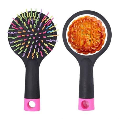 Brosse démêlante gâteau de lune jaune d'œuf fini les cheveux cassés