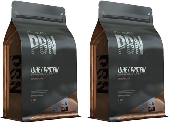 Whey Powder, 1 Kg (Pack of 2), Chocolate Flavor, Optimized Flavor
