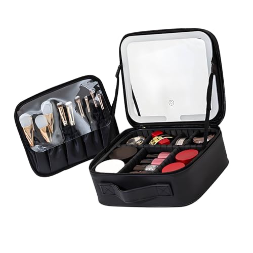 Bolsas de maquillaje iluminadas para viajes y retoques diarios 1