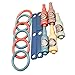 TOYANDONA 1 Set di Gioco di Lancio di Plastica Set Set Bottiglia Interattiva Anelli di Carnival Games for Kids Giardino Giardino Giochi all' Aperto