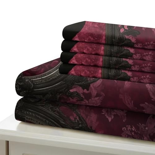 Linge de lit gothique 200x200cm pour chambre sombre - 7