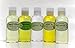 5 Variety Set All Natural Premium Organic 100% Pure Oils (Fractionated Coconut Oil, Jojoba Oil, Apricot Kernel Oil, Grapeseed Oil, Sweet Almond Oil) Hair Skin Nails Care