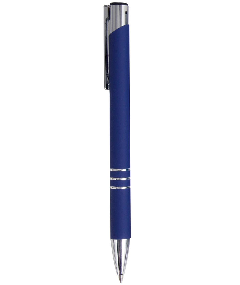 StudioCr72 Personalisierte Metallstifte Set mit Logo Bild Lasergravur Geschenkidee (Marineblau, 500 Stück)
