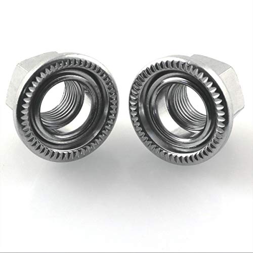 Zrm&E 4Pcs M10 Bicycle Wheel Axle Nuts 10Mm Rear Wheel Screw Nonslip Shaft Diy Refitting Accessories For Fixed Gear Of Mountain Bike And Road Vehicle #TOP3