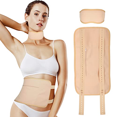 OXCOMFORT Castor Oil Pack Wrap - Reusable Castor Oil Wrap Organic Cotton - Adjustable Castor Oil Compress Pad for Liver Detox Stomach