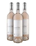 Servir a 8ºC-10ºC Domaine La Colombe A.O.P. Coteaux Varois en Provence Vino Rosado - Provenza, Francia - Pack 3 Bot. 75 cl