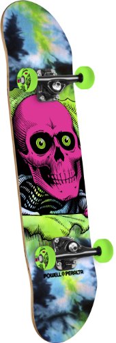 Powell-Peralta Black Light Ripper Complete Skateboard, Tie Dye