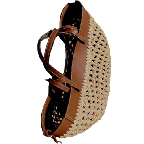 Retro Artistic Woven Tote Bag, Fashion Versatile Casual Single Shoulder Handbag, Grass Woven Large Bag