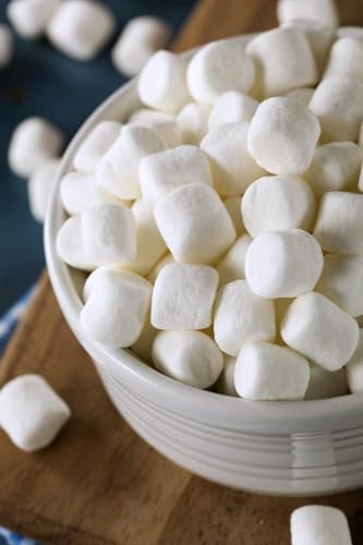 Image of Marshmallows Pure Veg (100 Pieces) Strawberry Vanilla Flavour Pink White Marshmallow Candy Soft And Tasty Candy Perfect For Kids Adults - 160gm