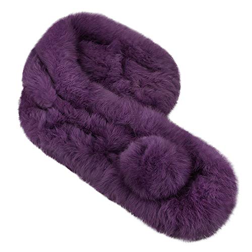 Women Faux Fur Collar Scarf Winter Neck Gaiter Plush Neck Wrap Warmer Cozy Warm Neckerchief2