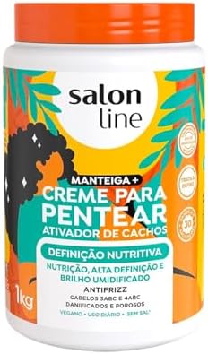 Salon Line, Creme para Pentear, Definição Nutritiva - Para Cabelo...