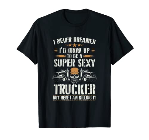 Trucker Shirt for Men Dad Truck Driving Truck Lover T-Shirt