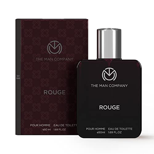 The Man Company Rouge EDT – 50ml | Perfume For Men | Premium Long-Lasting Fragrance | Citrusy, Spicy & Woody | Gift For Men