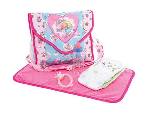 Sac de poupée avec accessoires à langer Heless 978 Fairy Emma bleu