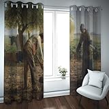 Idéal Pour Toutes Les Occasions : Avec de nombreuses options de tailles et de motifs, nos rideaux sont sûrs de s'adapter à vos besoins de rideaux à motifs. Largement utilisé dans les Chambres, les salons, ​les salles de bains, les cuisines, les bureaux, les... Pour assurer une confidentialité maximale. Le choix parfait de rideaux pour tous ceux qui veulent bloquer la lumière du jour, faire une sieste ou bloquer le soleil de la télévision.