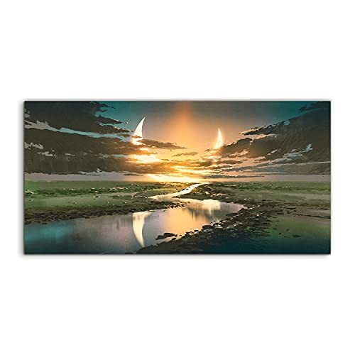 Tableau acrylique salon moderne et grand format photo murale acryl chambre