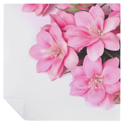 Servilletas de Tela Flores Hermosas 4 Piezas miniatura 6