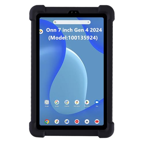Hminsen 100135924 Kids Friendly Soft Silicone Adjustable Stand Cover For Onn 7 Inch Gen 4 2024 Tablet Case thumb #2