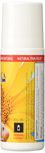 Image of Sanar Naturals Arnica Roll On, 3 oz - Max Strength Relief - Fast Acting - Clear Gel Ointment for Back, Joints, Neck, Legs (Pack of 3)