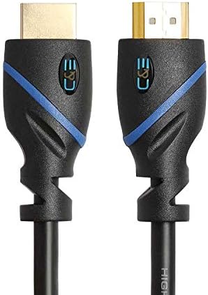 C&E CNE618937 (60 Feet/18.2 Meters) High Speed HDMI Cable Male to Male with Ethernet and Audio Return (Black)